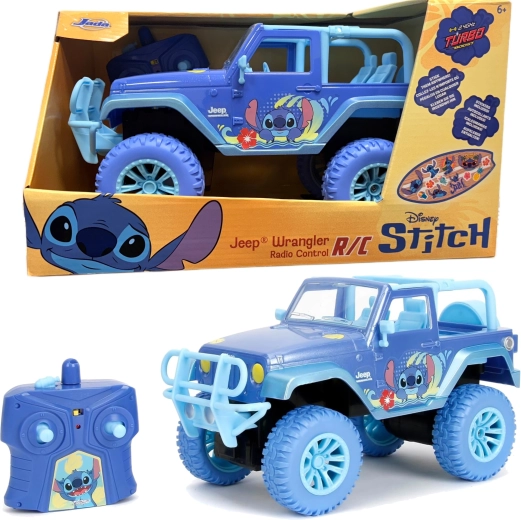 Jeep Wrangler RC Disney Stitch a escala 1:16 de Jada Toys