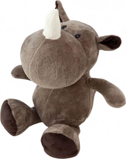 Rinoceronte de peluche marrón 25 cm
