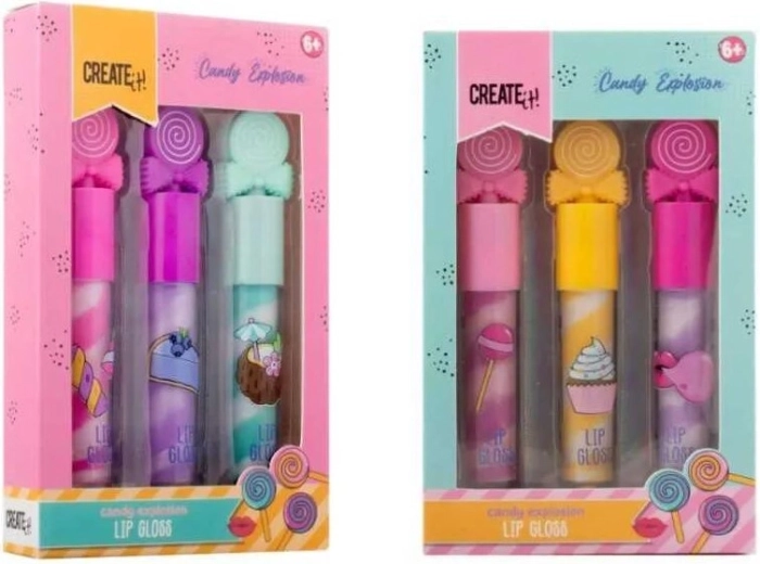 Create It! Candy set de brillos labiales (3 uds)