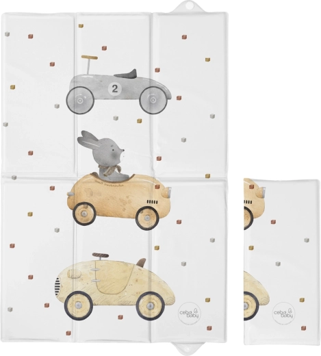 Ceba Baby cambiador de viaje Basic Bunny Driver 60 × 40 cm