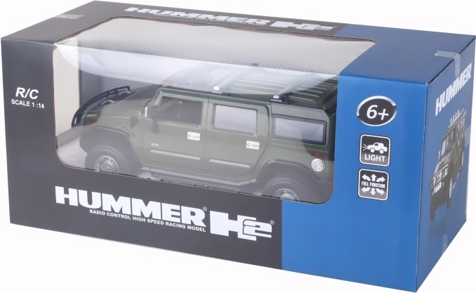 Coche RC Hummer 1:14 con mando a distancia - 1 pieza