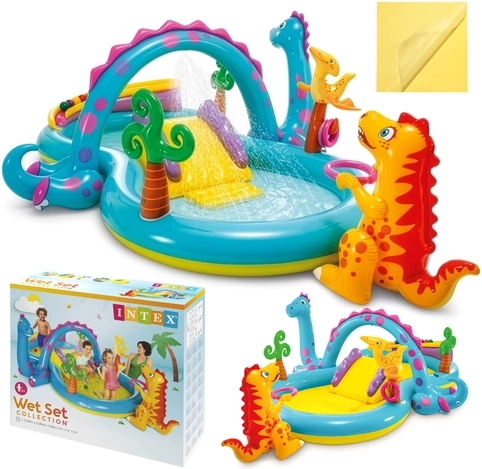 Centro de juegos acuático Dinoland INTEX
