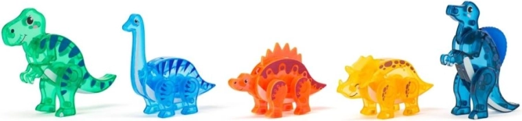 Figuras de dinosaurios para el juego con historias