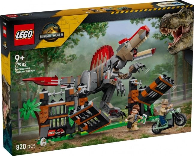 LEGO Jurassic World huida del espinosaurio 77982