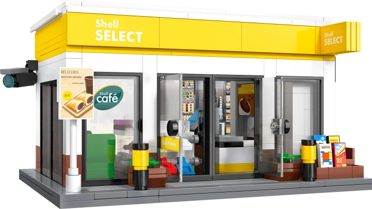 Aspecto realista con la marca SHELL Select