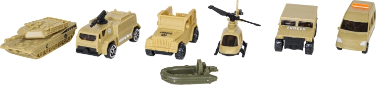 Accesorios abundantes: aviones, vehículos y figuras