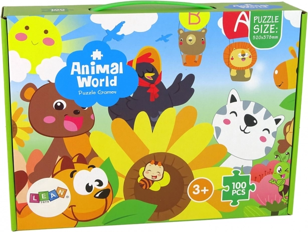 Puzle para niños con motivo de animalitos – 100 piezas