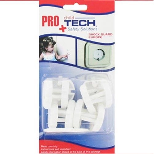 Tapones protectores para enchufes eléctricos redondos con llave PROtech, 12 uds.