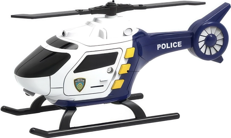 Helicóptero de policía con efectos de luz y sonido 16,5 cm