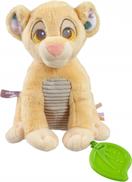 Peluche juguete de actividad DISNEY El Rey León Simba con mordedor