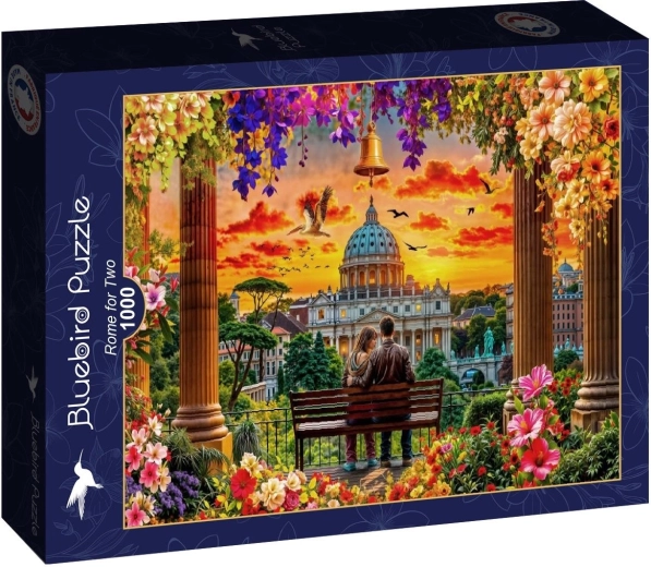 Puzzle Bluebird «Roma para dos» 1000 piezas