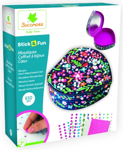 Stick & Fun - joyero con forma de corazón