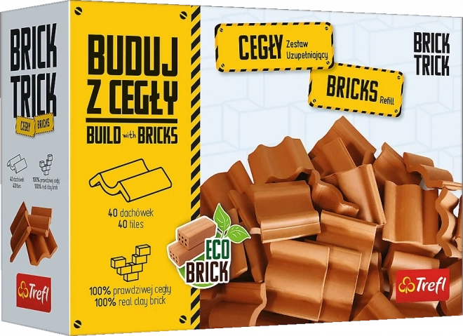 Brick Trick – paquete de tejas de tejado 40 uds