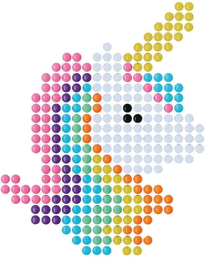 Unicornio mágico de cuentas