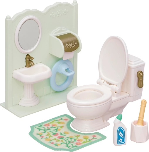 Sylvanian Families set de baño con inodoro
