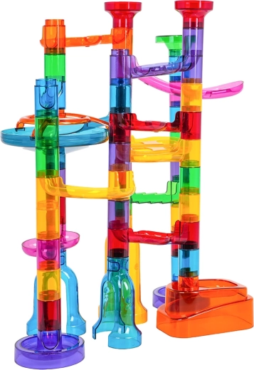 Pista multicolor de varios niveles