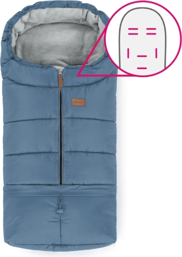 Petite&Mars saco ajustable 3 en 1 Jibot horizontal ocean blue