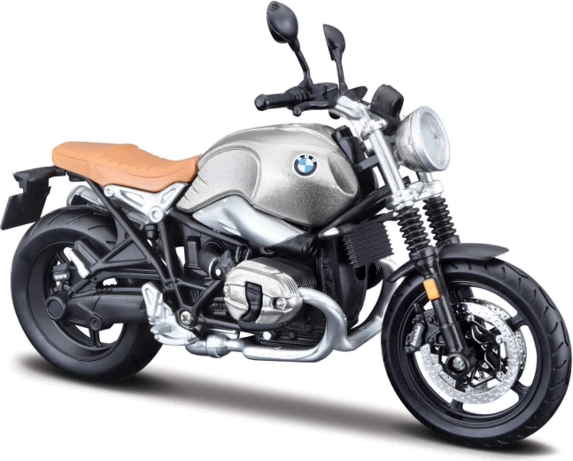 Motocicleta Maisto BMW R nine T Scrambler con soporte 1:12