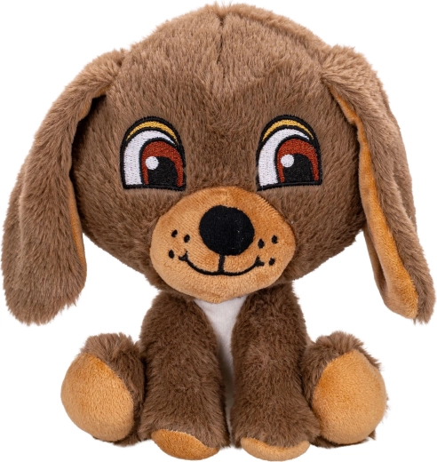 Perro de peluche sentado 20 cm