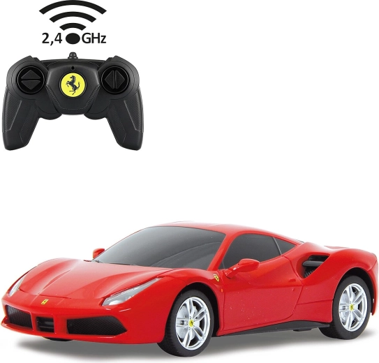 Jamara Ferrari 488 GTB coche rc 1:24 rojo 2,4 GHz - 1 unidad