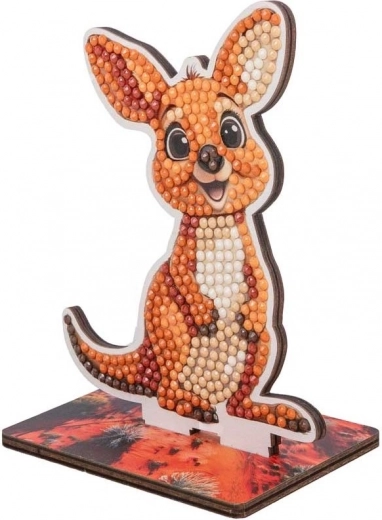 Pintura de diamantes En la Tierra: Canguro
