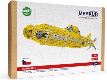 Kit de construcción Merkur submarino (658 piezas)