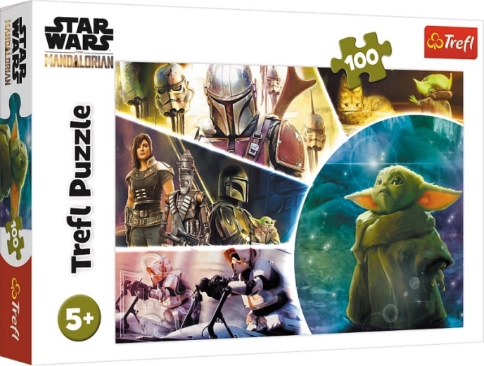 Puzzle STAR WARS: THE MANDALORIAN – Baby Yoda, 100 piezas TREFL