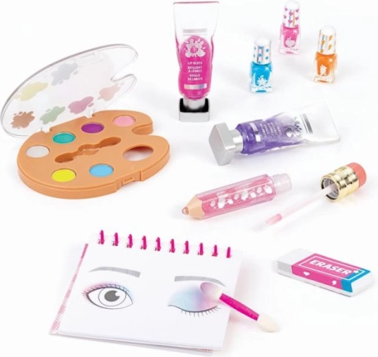 Paleta de sombras como de un artista