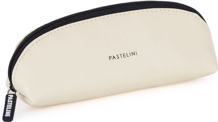 Estuche escolar Pastelini de poliuretano, amarillo