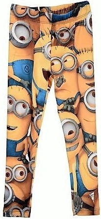 Leggings amarillos de los Minions
