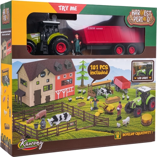Mega granja con tractor y accesorios
