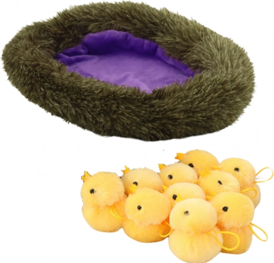 Adorable nido para un juego realista