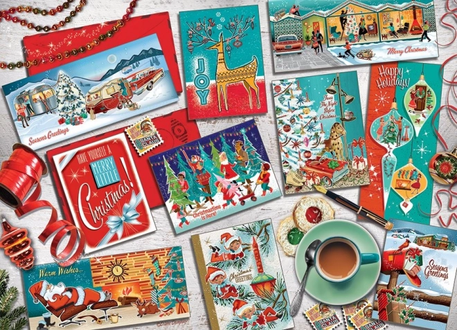 Puzzle saludos navideños 1000 piezas COBBLE HILL