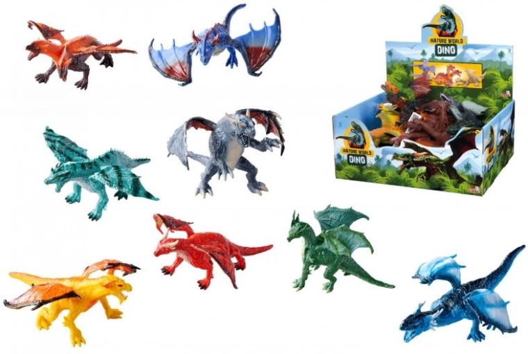 Figura de dragón de 17 cm