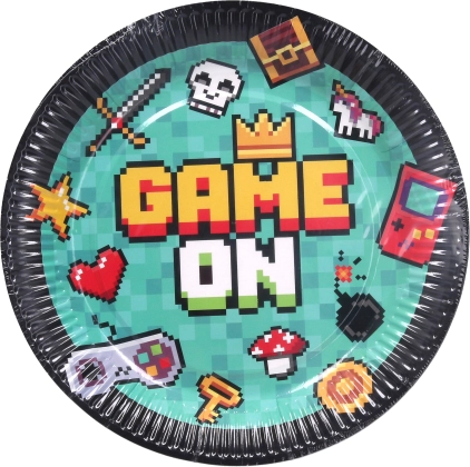 Bandejas de fiesta de papel HRA 23 cm – 6 uds