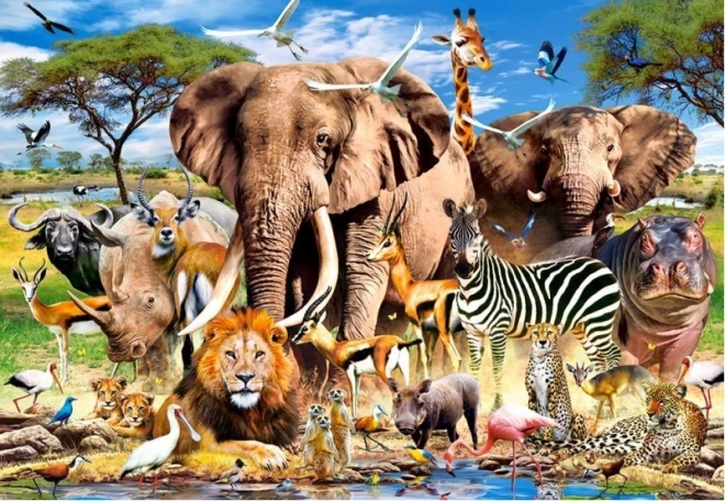 Puzle de 260 piezas Savanna Animals