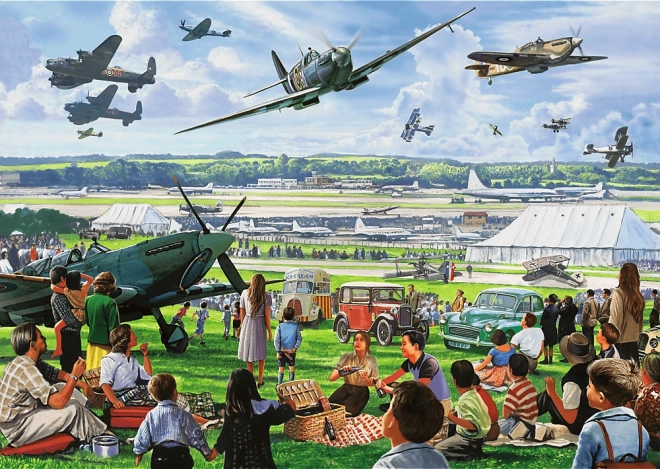 Puzzle Trefl Premium Plus Tea Time: Día aéreo 1000 piezas