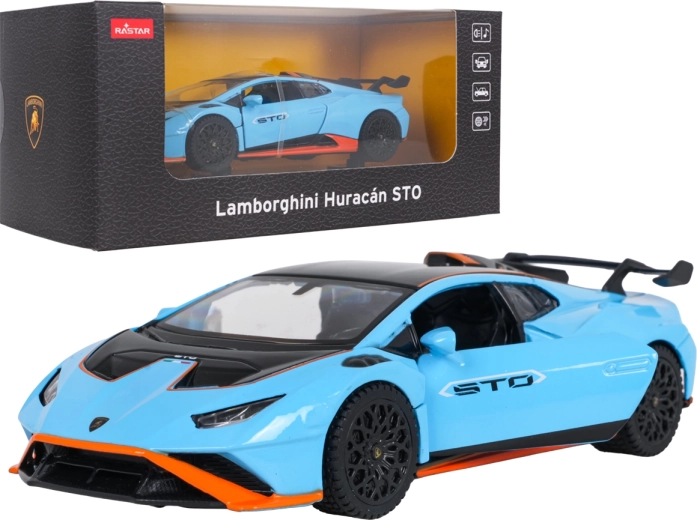 Modelo metálico Lamborghini Huracán STO RASTAR a escala 1:32