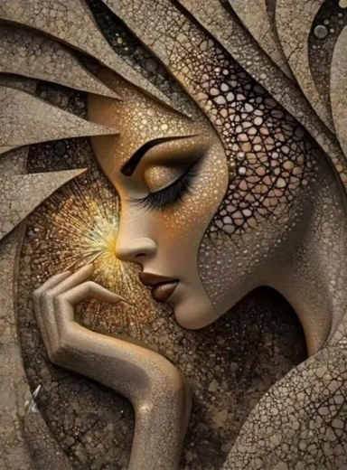 Norimpex pintura con diamantes retrato de mujer 30 × 40 cm