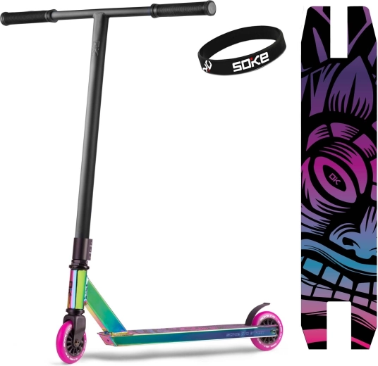 Patinete freestyle Soke Evo street negro neochrome