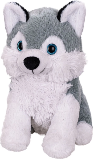 Husky de peluche sentado 25 cm