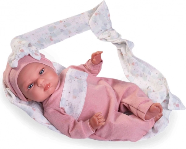 Muñeca realista Mi pequeño Reborn Tufi con cuerpo blando 33 cm