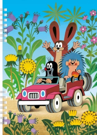 Cuaderno A5 con encuadernación de espiral - Krtek