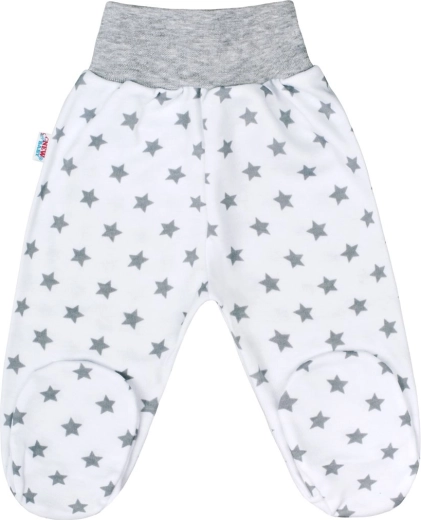 Polainas para bebé NEW BABY Classic II grises con estrellitas