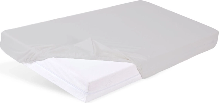 Sábana bajera ajustable impermeable de bambú Babymatex 60 × 120 cm, gris claro