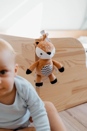 Peluche mimoso y formas para descubrir