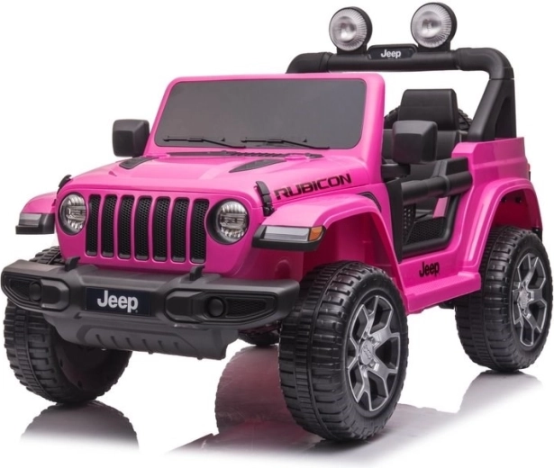 Coche eléctrico infantil BABY MIX JEEP WRANGLER RUBICON rosa