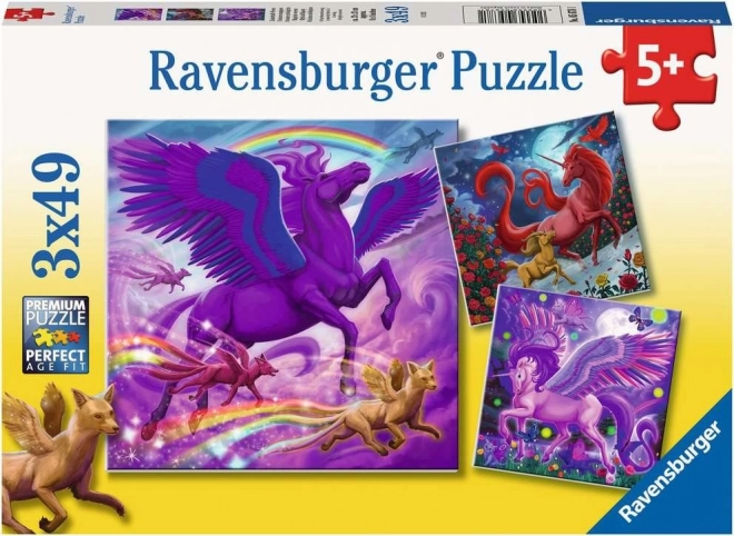 Puzzle Ravensburger Gobernantes míticos 3×49 piezas