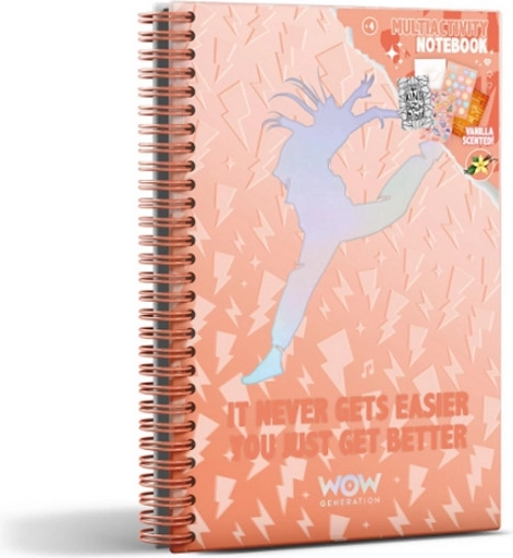 Diario perfumado WOW Generation A5 bailarina con pegatinas