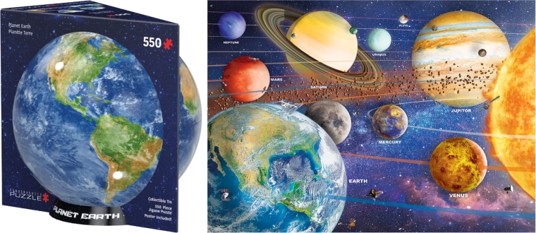 Puzzle Eurographics Planetas 550 piezas